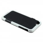 Wholesale Apple iPhone 6 4.7 Slim Tri Color Hybrid Case (Black White)